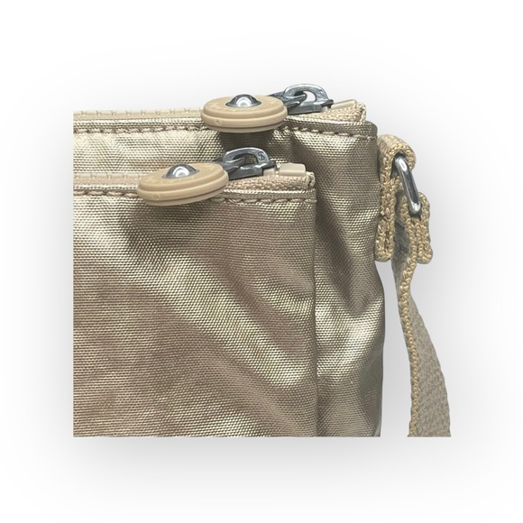 Kipling ✪ Eve Lightweight Crossbody Handbag Bag ✪ Monkey Keychain ✪ Metal Gold - Picture 11 of 16